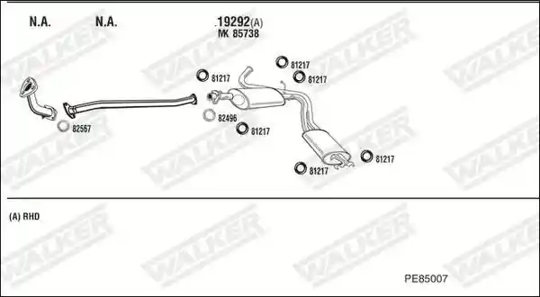 WALKER PE85007