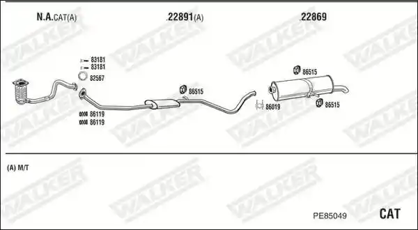 WALKER PE85049