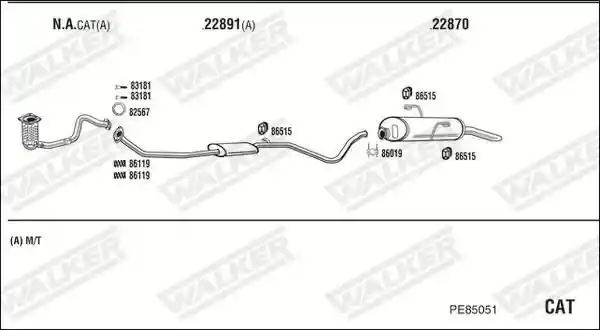 WALKER PE85051