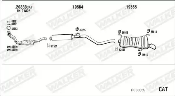 WALKER PE85052