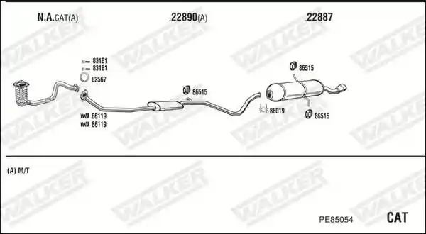 WALKER PE85054