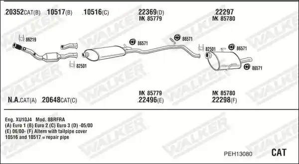 WALKER PEH13080