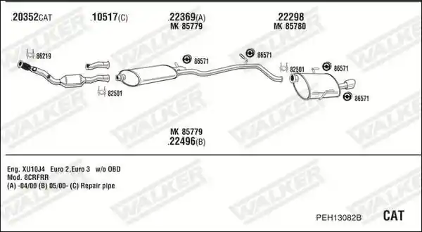 WALKER PEH13082B