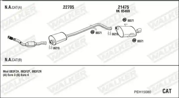 WALKER PEH15080