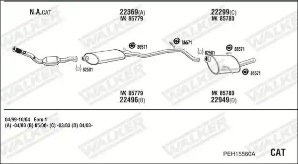 WALKER PEH15560A