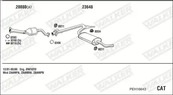 WALKER PEH16643