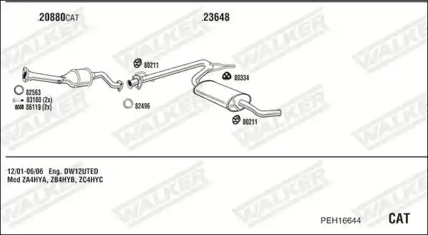 WALKER PEH16644