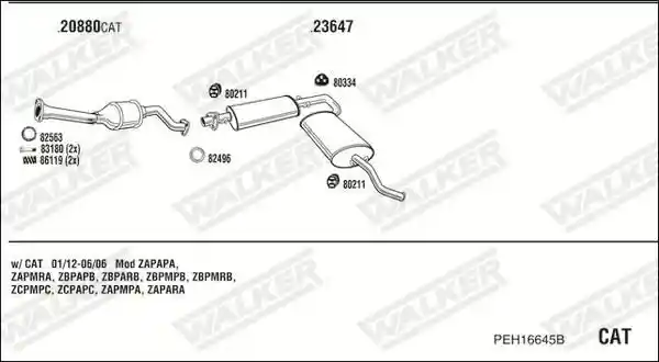 WALKER PEH16645B