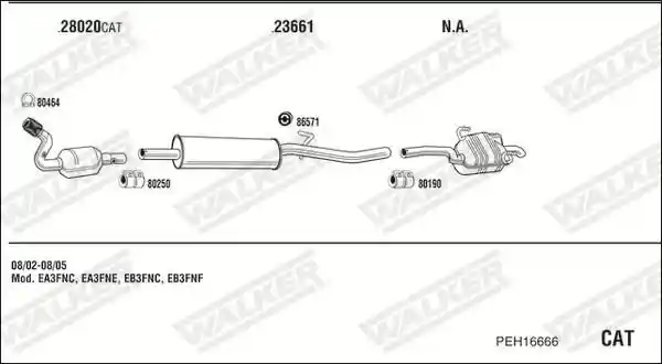 WALKER PEH16666