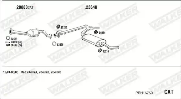 WALKER PEH16750