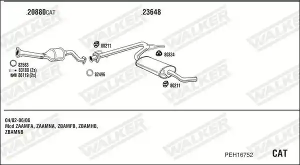 WALKER PEH16752