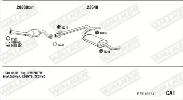 WALKER PEH16754