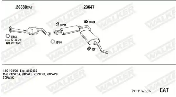 WALKER PEH16756A