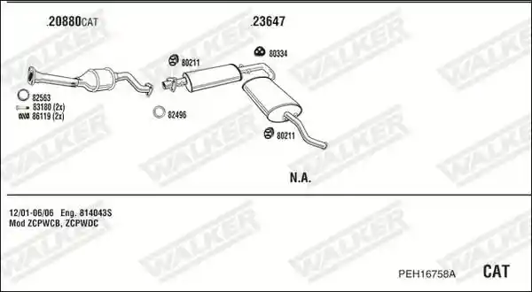 WALKER PEH16758A