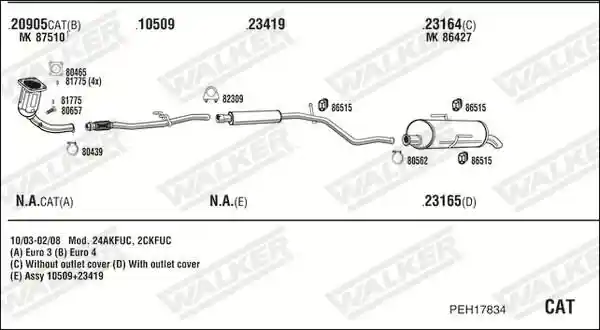 WALKER PEH17834