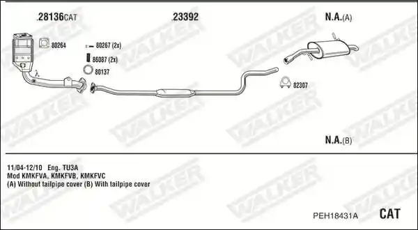 WALKER PEH18431A