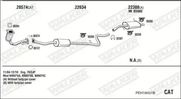WALKER PEH18431B