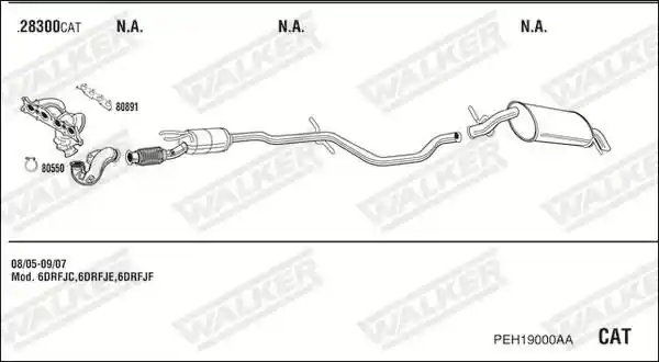 WALKER PEH19000AA
