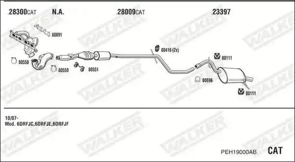 WALKER PEH19000AB