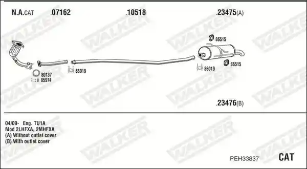 WALKER PEH33837