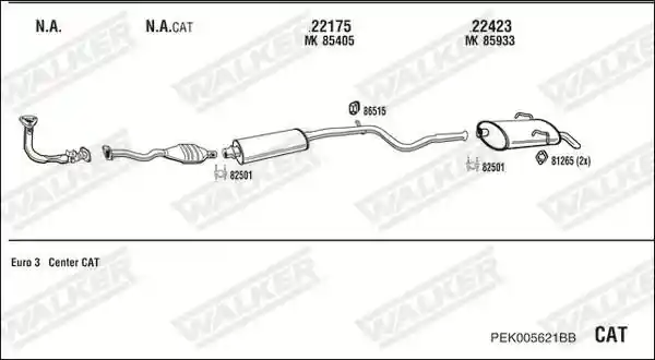 WALKER PEK005621BB