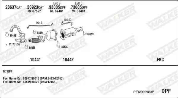 WALKER PEK005983B