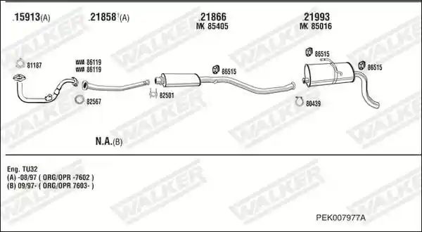 WALKER PEK007977A