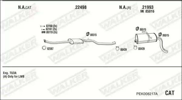 WALKER PEK008217A