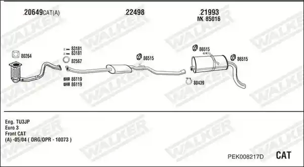 WALKER PEK008217D
