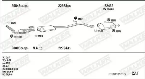 WALKER PEK009981B