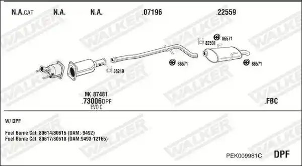 WALKER PEK009981C