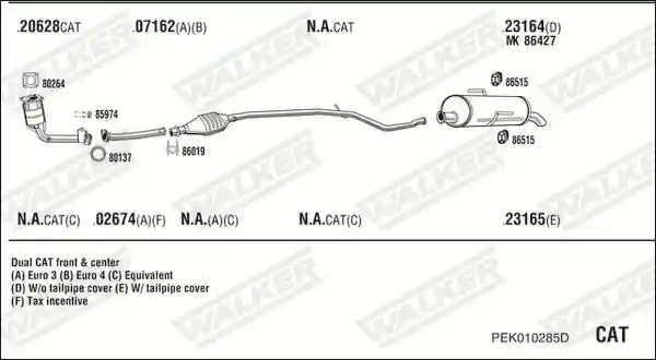 WALKER PEK010285D