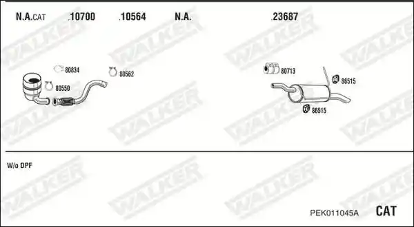 WALKER PEK011045A