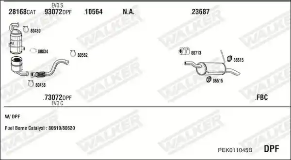 WALKER PEK011045B