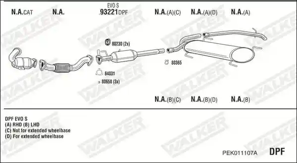 WALKER PEK011107A