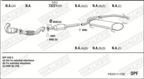 WALKER PEK011112B