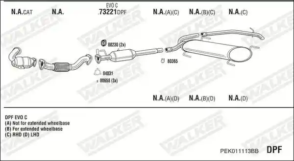 WALKER PEK011113BB