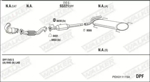 WALKER PEK011115A