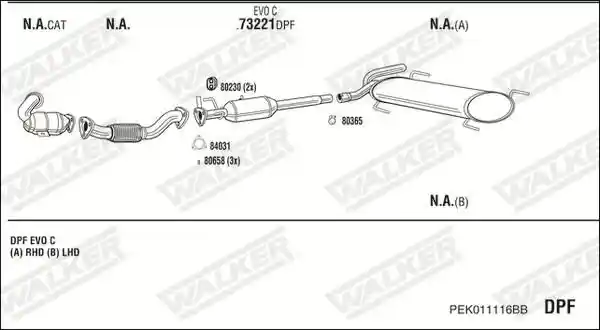 WALKER PEK011116BB