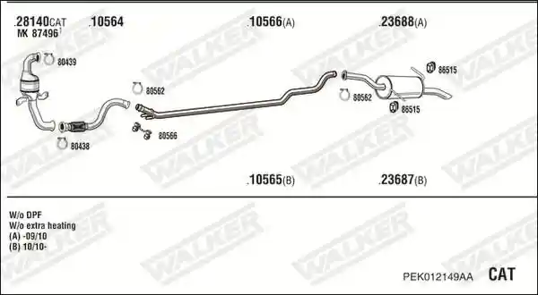 WALKER PEK012149AA