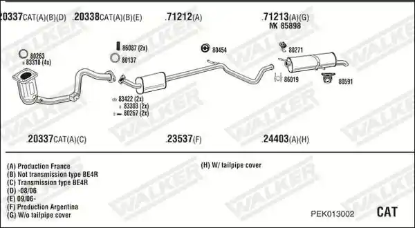 WALKER PEK013002