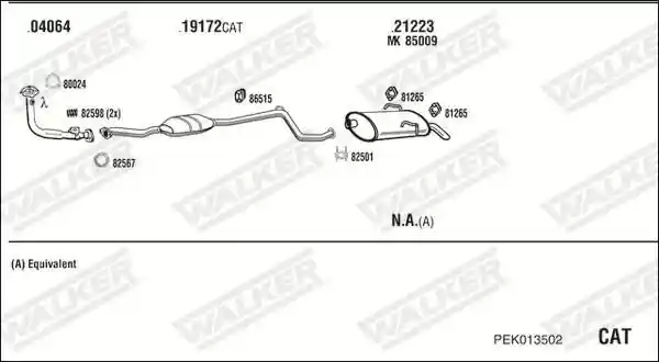 WALKER PEK013502