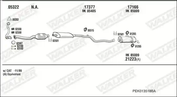 WALKER PEK013518BA