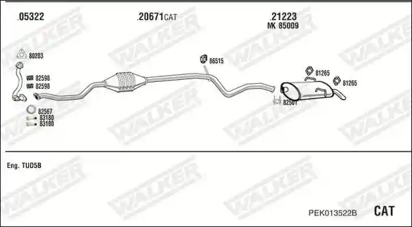 WALKER PEK013522B