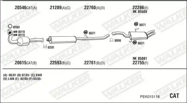 WALKER PEK015116