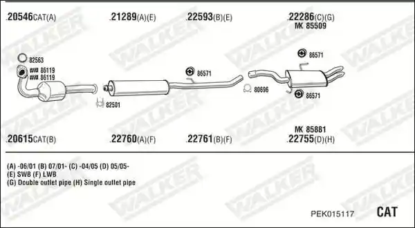 WALKER PEK015117