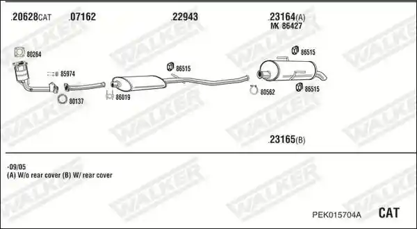 WALKER PEK015704A