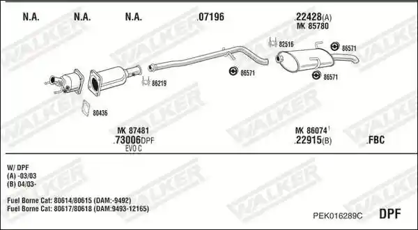 WALKER PEK016289C