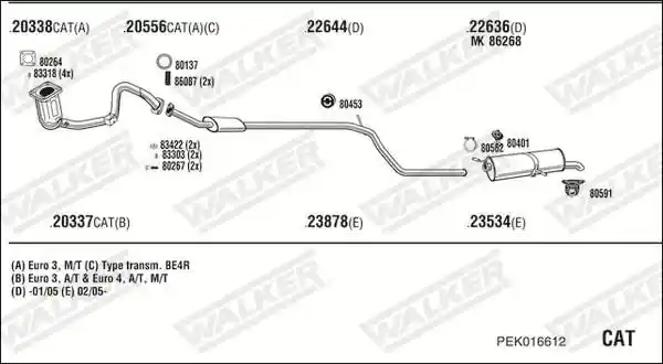 WALKER PEK016612