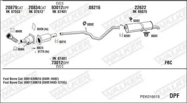WALKER PEK016615